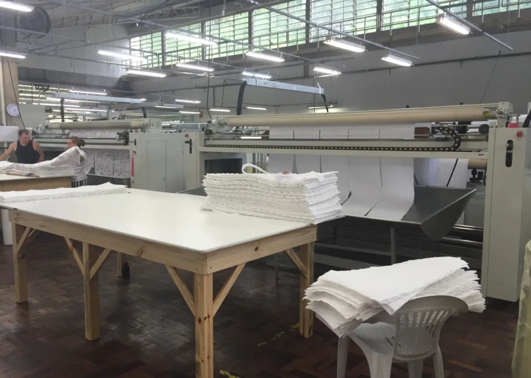 Customize Design Roller Ultrasonic Quilting Embossing Machine for Bedspread Comforter