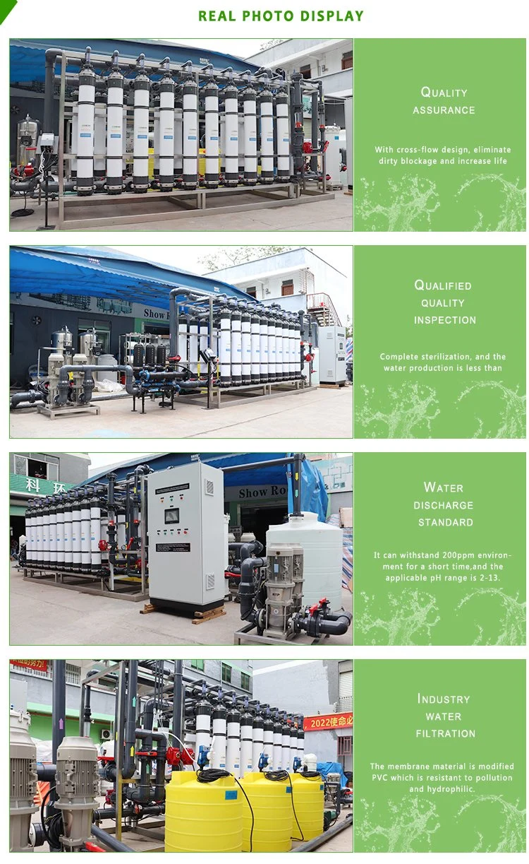 50t UF Water Purifier Industry Paper Dyeing Factory Water Traetment Equipment