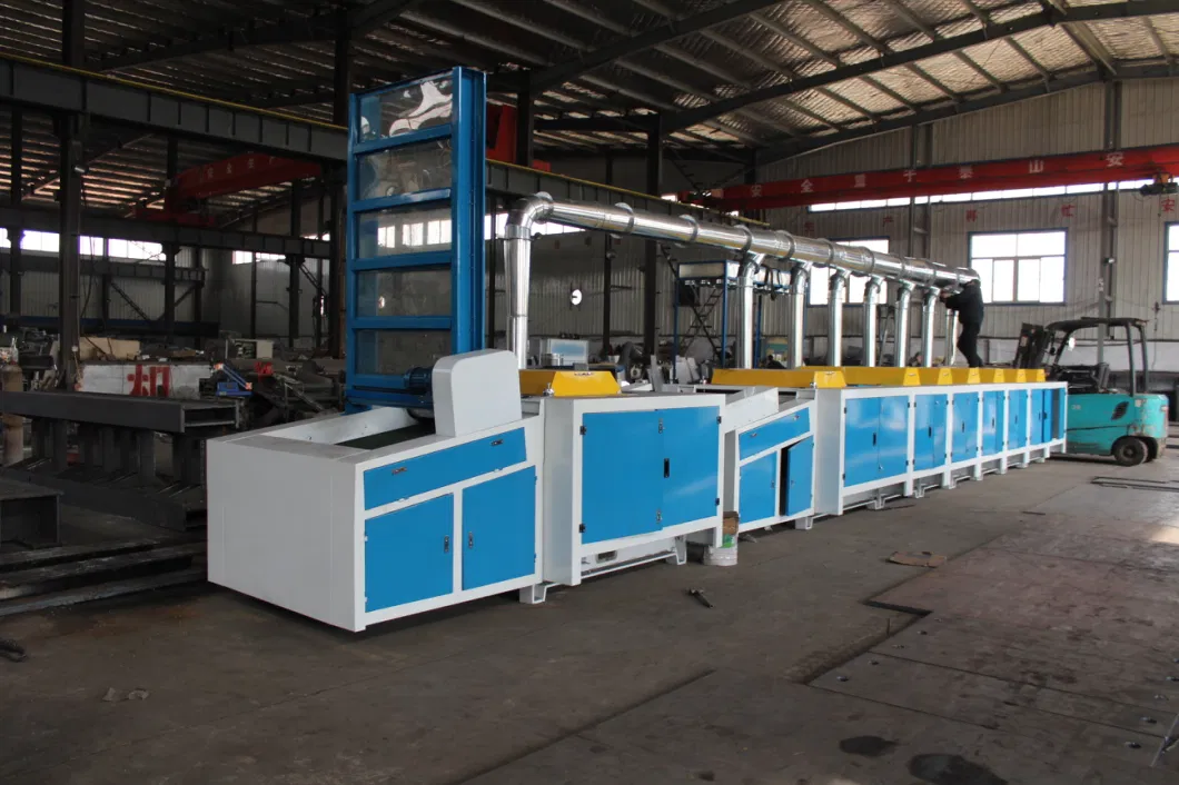 Diameter 250mm Recycle Fabric Machine Opening Machine and Cleaning Machine for All Kinds of Hard Fabric/ Jean Cloth/ Knitted Fabric in Uzbekistan