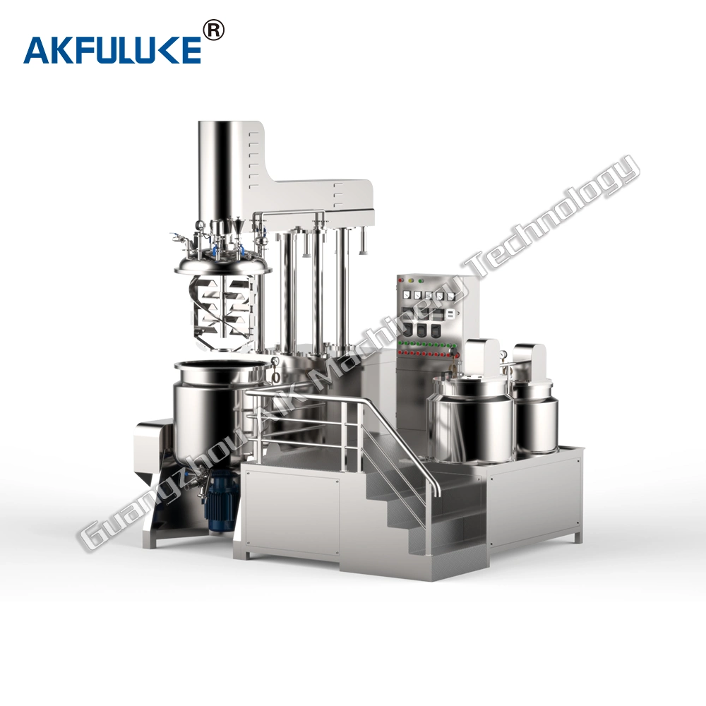 Akfuluke Wholesale Vacuum Mixing Nutrient Cream Emulsifier Homogenizer Machine
