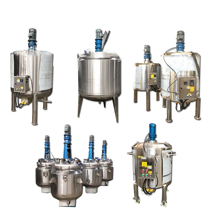 Industrial Stainless Steel Small Chemical Shampoo Mixing Tank Power Soap Detergent Agitator Liquid Mixer Machine