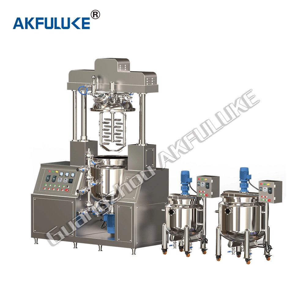Akfuluke 300L Customized Wholesale Simple Operation Vacuum Homogenizing Emulsifier Machine