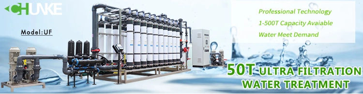 50t UF Water Purifier Industry Paper Dyeing Factory Water Traetment Equipment