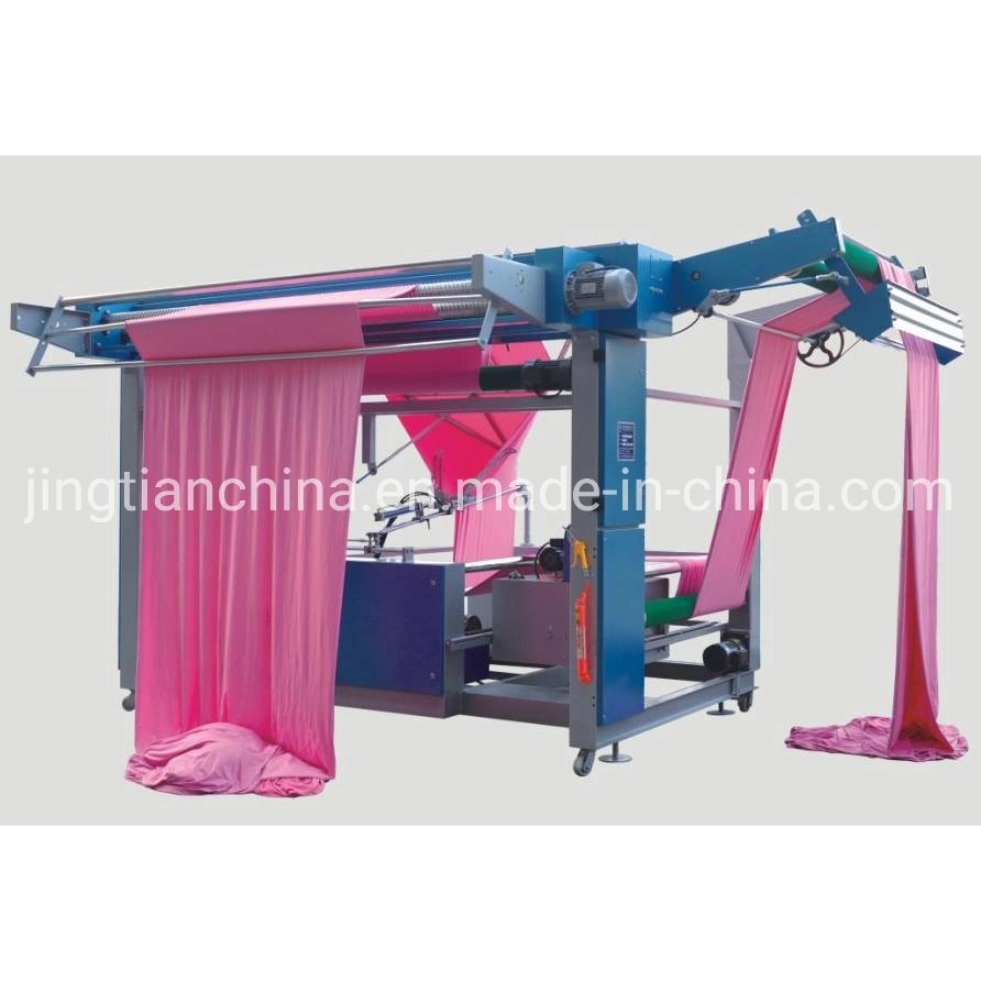 Automatic Knitted or Woven Fabric Edge Double Folding Machine
