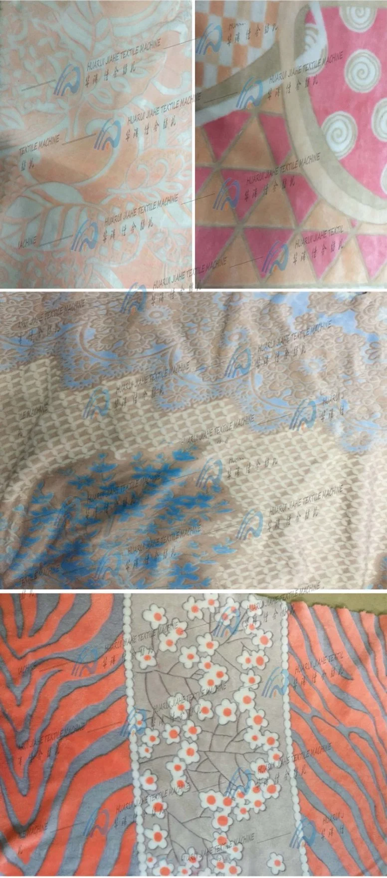 Discolouration of Fur Printing Machine to Pull out The Color, Colored Discharge Printing Mink Acrylic Blanket and Air-Condition Blanket Burnout for Cloth