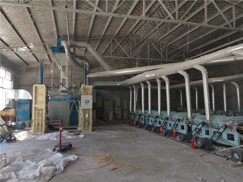 Textile Fabric Waste Polyester Waste Clothes Fabric Cotton Yarn Handle Cotton Dust Waste Recycling Machine Line for Fabric Printing Mills