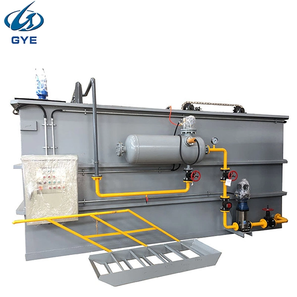 Flat-Flow Rectangle Dissolved Air Flotation Equipment Dyeing Wastewater Treatment Machine
