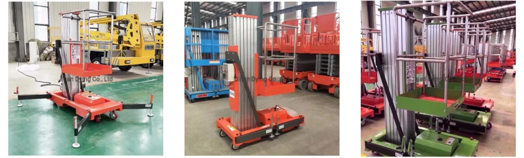 Dymg Single Person Hydraulic Lift for Painting Aluminum Ladder Lift Platform