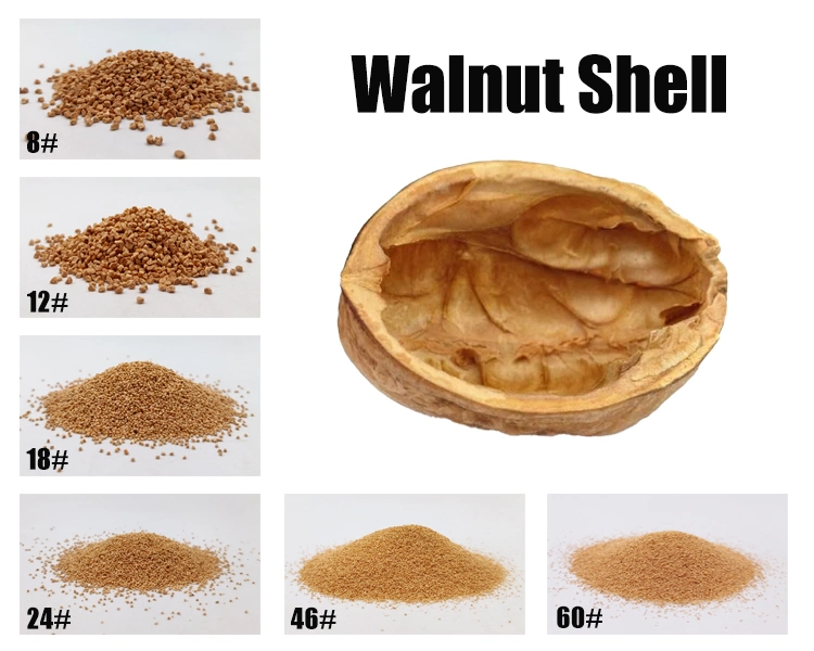 Supply Bridge Plug Support Agent Walnut Shell for Shower Gel Turbocharged Cleaning of Walnut Shells. Walnut Shells for Sewage Treatment