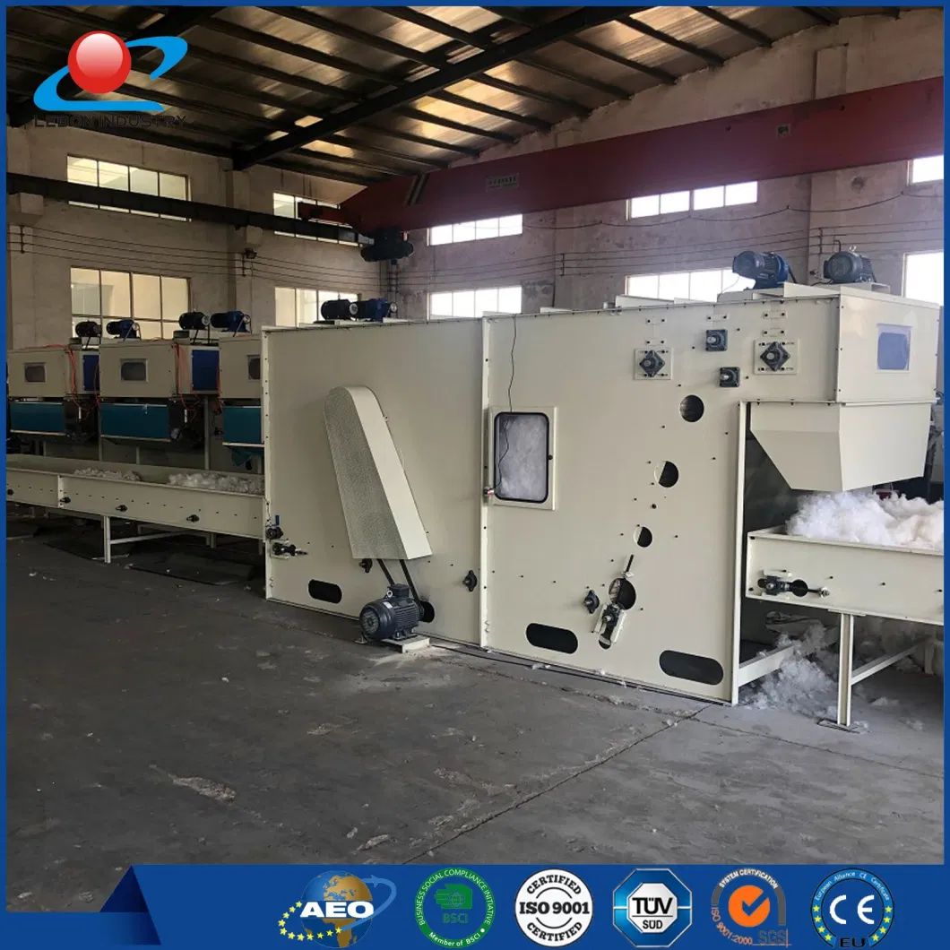 Hard Waste Textile Waste Recycling Cleaning Cutting Opening Machine for Old Clothes Fabrics Recycle