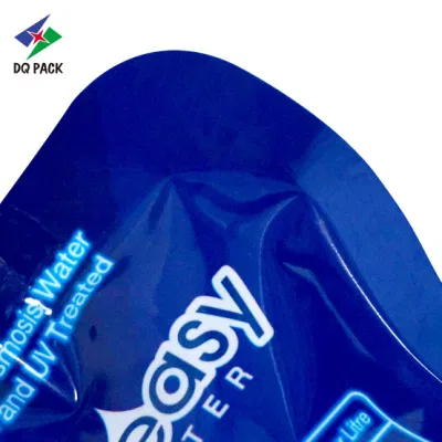 Dq Pack Wholesale Custom Printed Food Grade Plastic Bag Stand up Spout Pouch for Water Liquid Drink Food Packaging