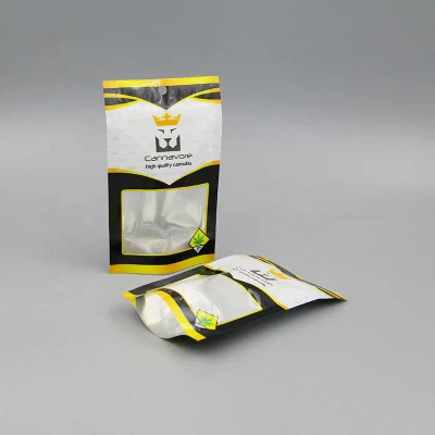 Custom Doybag Food Packaging Mylar Container Plastic Rice Coffee Zip Lock Pouch Plastic Stand up Bag for Weed Flower Bag