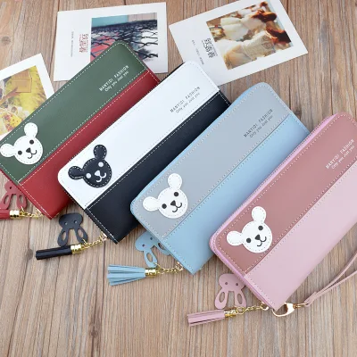 New fashion Pink Wallet Ladys&prime; Elegant Party Handbag High Quality Brand PU Coin Bag Pouch OEM