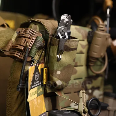 Emersongear 500d Cordura Molle Waist Bag Multi-Function Tool Pouches Tactical Flashlight Pouch