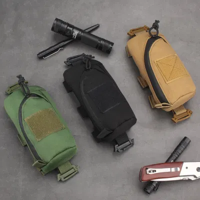Custom Tactische Molle Pouch Schouderband Pack Compacte Tas Voor Mes Zaklamp EDC Pouch