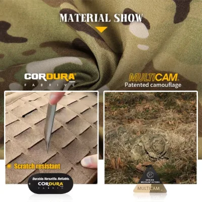 Emersongear 500d Cordura Molle Waist Bag Multi-Function Tool Pouches Tactical Flashlight Pouch