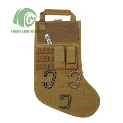 Christmas Stocking-Shaped Waterproof Magazine Pouch with Molle System