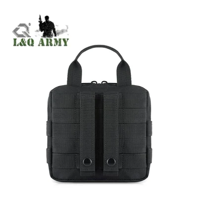 Black Tactical Admin Molle Military Tool Map Pouch
