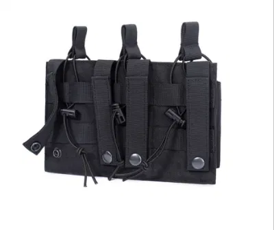 Outdoor Carrier Bag Molle CS Paintball Holster Lightweight Triple Tactical Belt Pouch