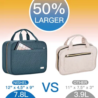  Large Hanging Travel Toiletry Bag Portablcosmetic for Brushes Set Bag
