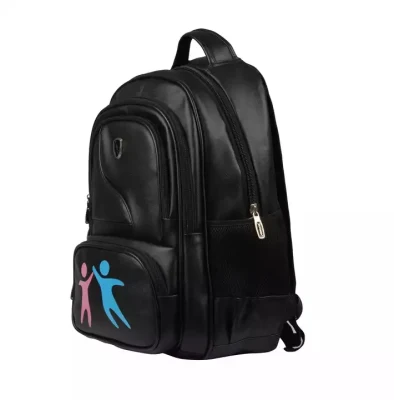  2022 Newest Waterproof Leather Backpack School Book Bags