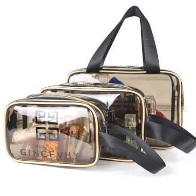  Makeup Zipper Storage Bag Clear Holder Small Cosmetics Bags