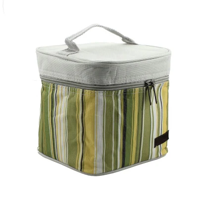 Ice Warm Insulated 6 - 24 Can Bottle Printed Food Delivery Lunch Picnic Thermal Cooler Bag