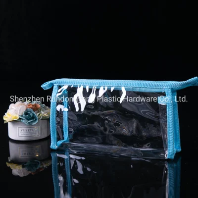  Customized Capacity Makeup Skincare PVC Pouch with Zipper Bag Pencil Pouch PVC Clear Makeup Bag