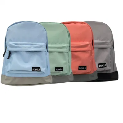 2023 OEM&ODM 16 Inch New Style Pure Color School Bag