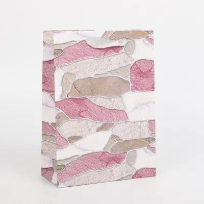 Factory Cosmetic Jewelry Designer Gift Shopping Clear Flower Carrier Bags Paper Bag