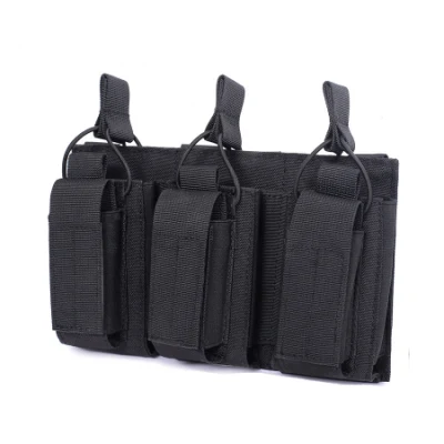 Outdoor Carrier Bag Molle CS Paintball Holster Lightweight Triple Tactical Belt Pouch