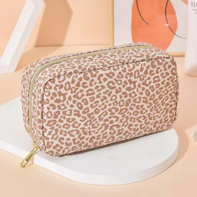 Cosmetics Makeup Pink PU Travel Toiletry Women&prime;s Cosmetic Bag