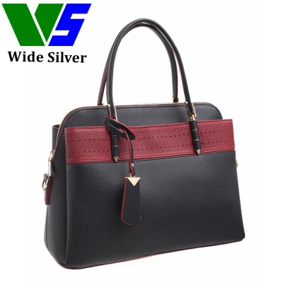 Wide Sliver New PU PVC Leather Candy Color Large Capacity Handbag Tote Bag