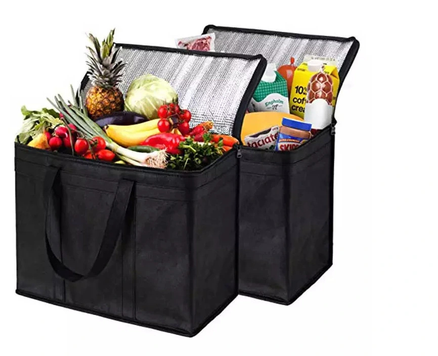 Christmas Gift Insulated Shopping Cooler Bag for Groceries or Food Delivery