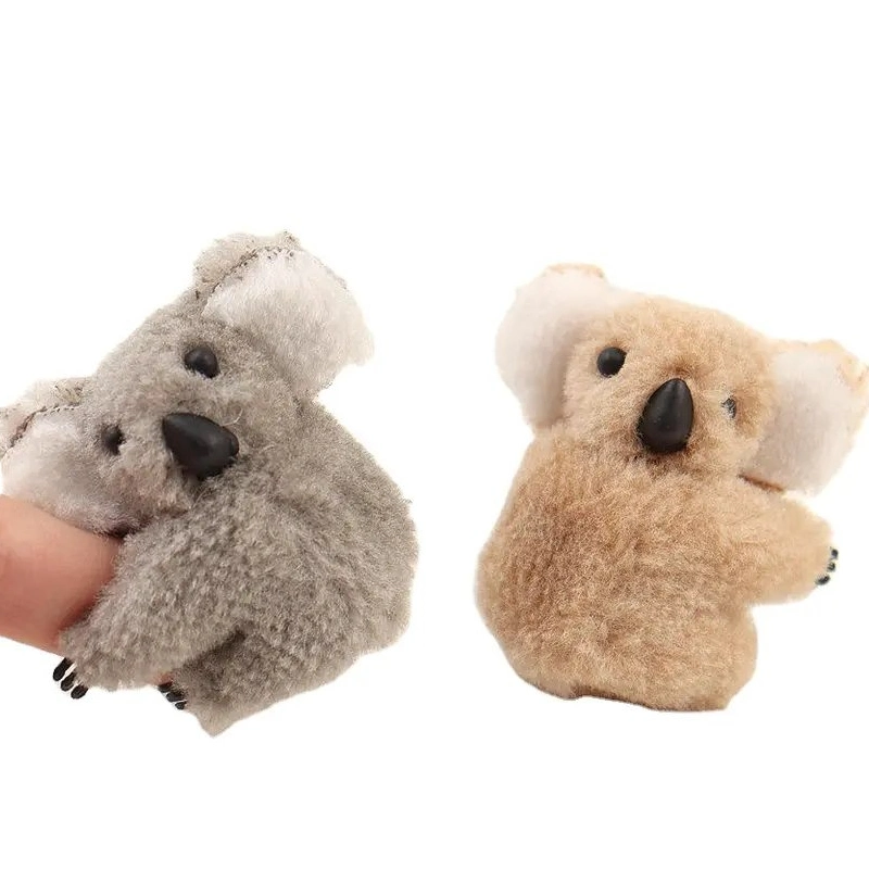 Hot Sale Lovely Girls Cute Hairpins Sweet Plush Koala Bear Small Hair Claw for Woman Lady Children Hair Clips