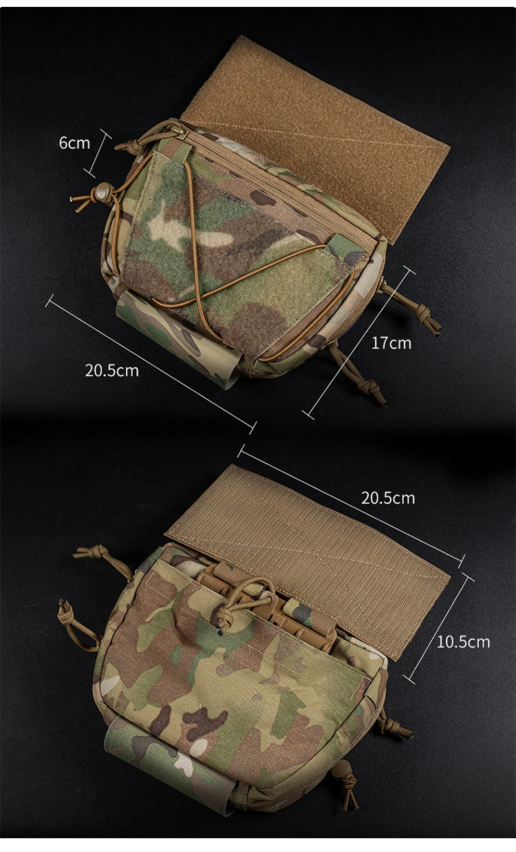 Sabado Tactical Vest Drop Dump Pouch for MK3 Mk4 Jpc CPC Fcpc D3 Vest Equipment with Shoulder Strap Quick Release Rail