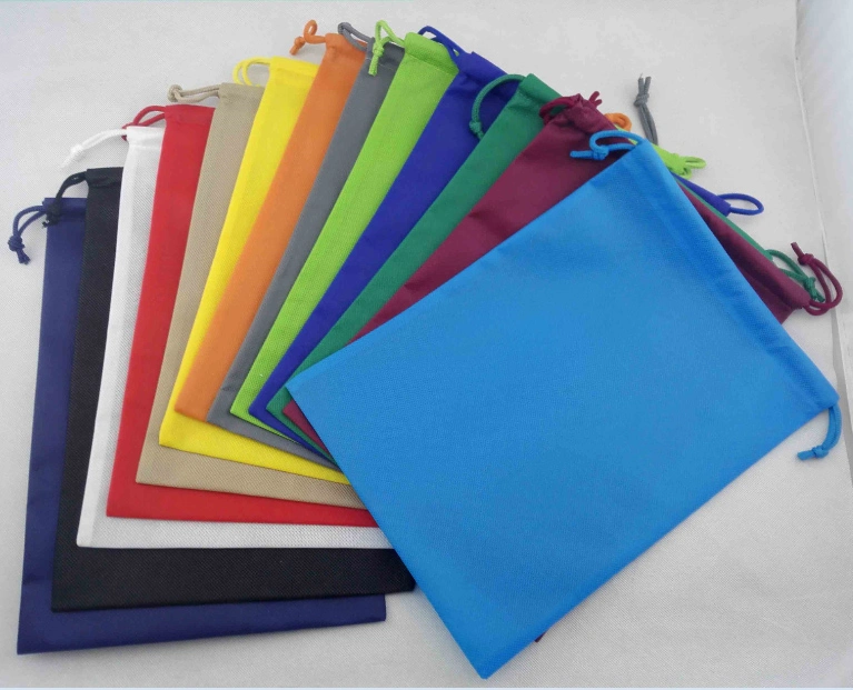 Printed Cotton Nylon Polyester Velvet RPET Gift Packing Drawstring Sack Bag Pocket Dust Cover Proof Pouch