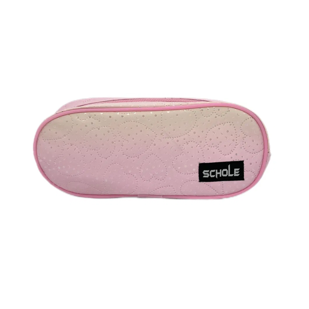 Rinbow Pink Pencil Case Suit Pencil Box Case Bag Box Stationery School Children