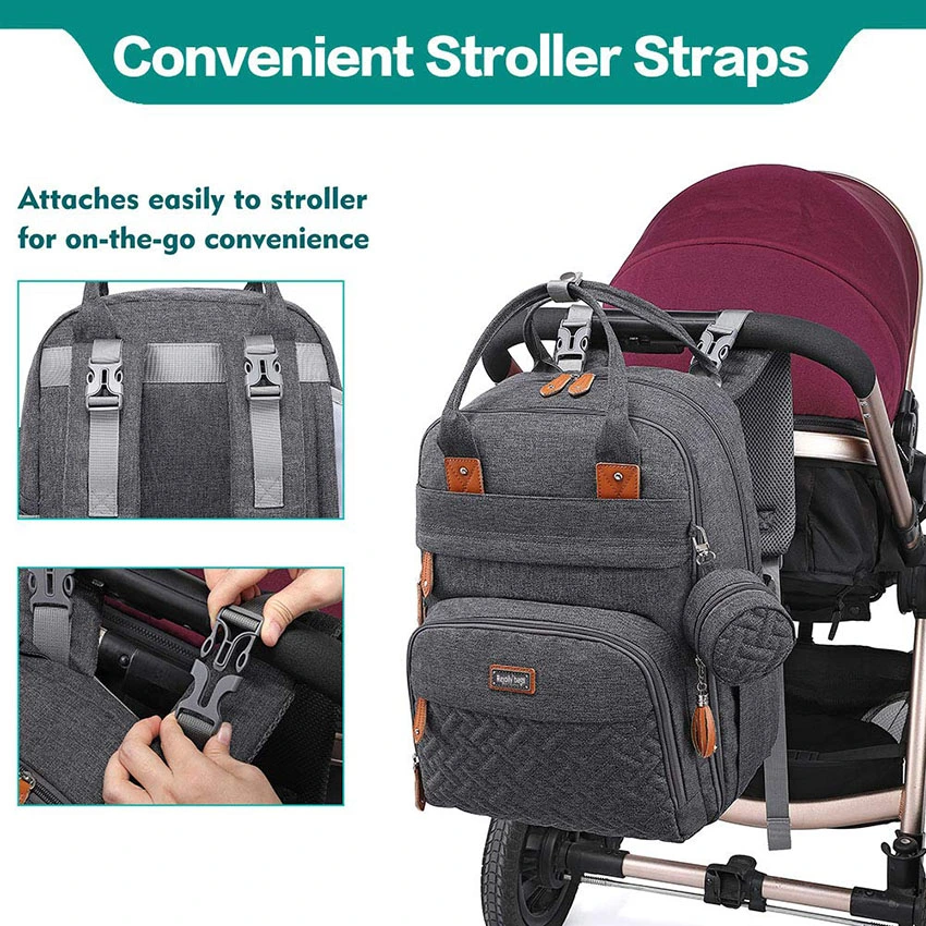 Fashion Diaper Bag Baby Nappy Changing Bags Multifunction Waterproof Travel Backpack