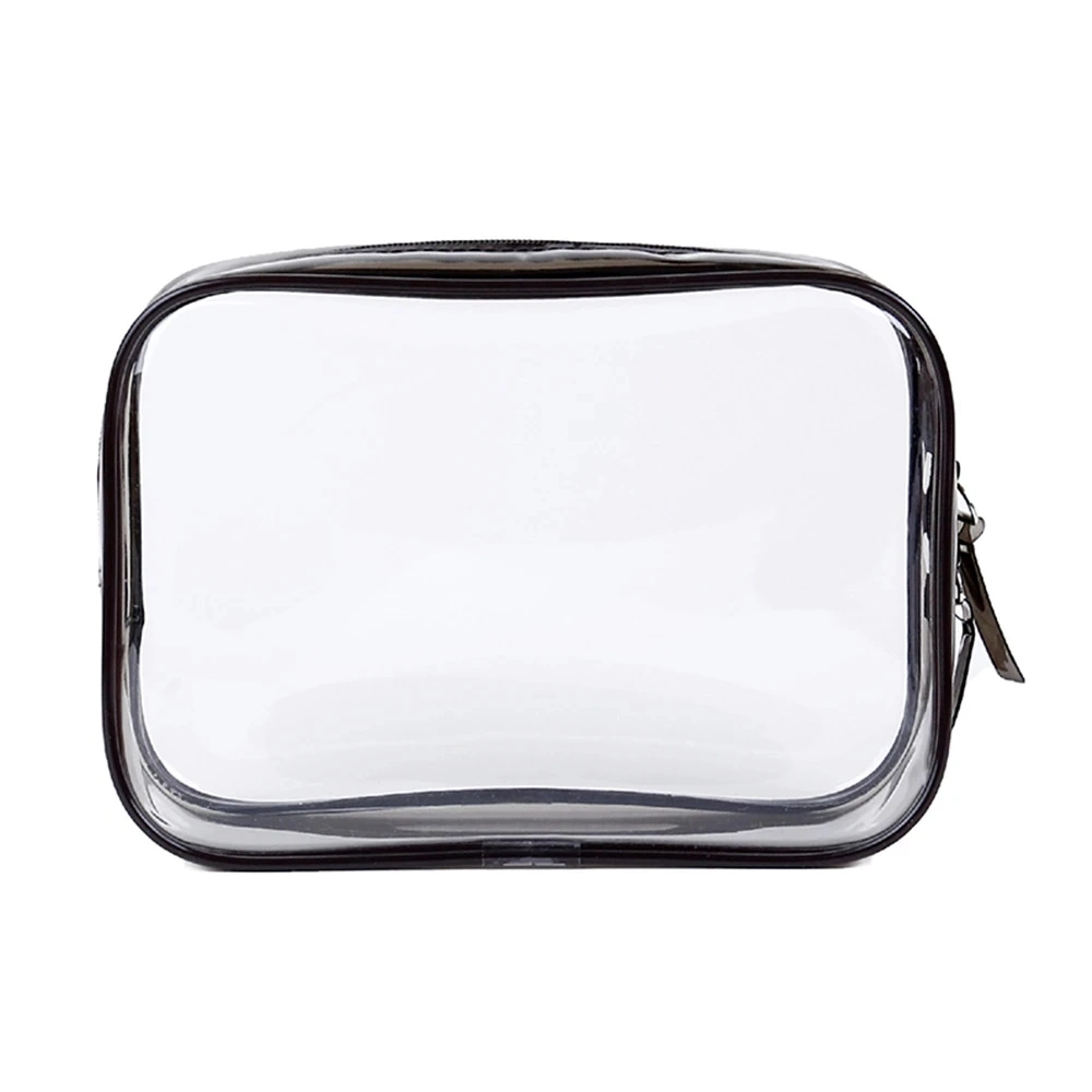 Women&prime;s Transparent Cosmetic Bag Necessaire Makeup Bag Organizer for Cosmetics PVC Clear PVC Lipstick Pencil Cases Pouch