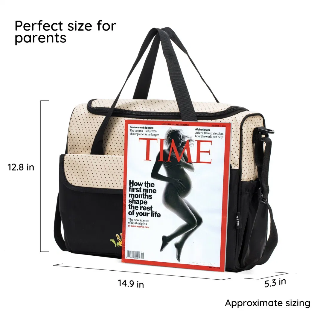 Cute Fashion Single-Shoulder Baby Diaper Bag Mummy Bag