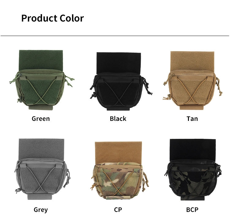 Sabado Chest Rig Tactical Drop Dump Pouch for Expandable Pouch and Hook-and-Loop Attachment System Arc CPC Jpc Fcpc Vest