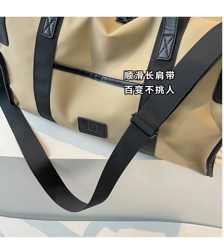 New Fashion Carryall Weekender Duffle Tote Bag Large Size Classic Stylish Weekend Overnight with Shoes Storage Toiletry Travel Bag