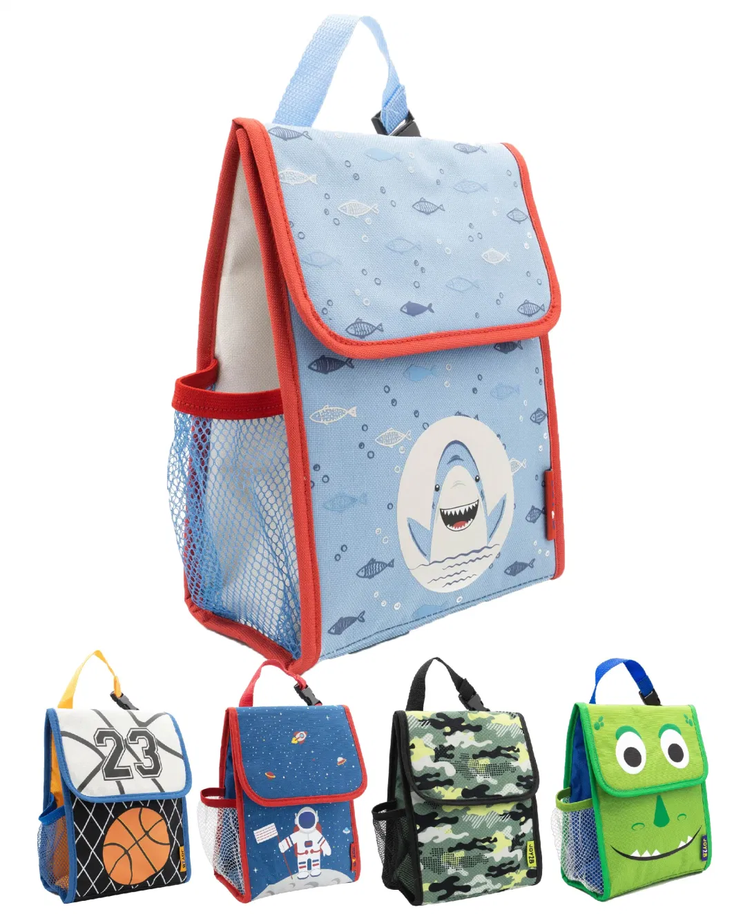 Insulated Dino Lunch Bag Kids with Water Bottle Holder Reusable Snack Bags for Boys and Girls Dinosaur Lunch Box Kids Perfect for School