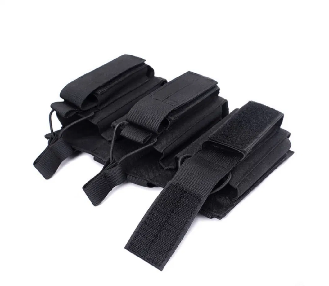 Outdoor Carrier Bag Molle CS Paintball Holster Lightweight Triple Tactical Belt Pouch