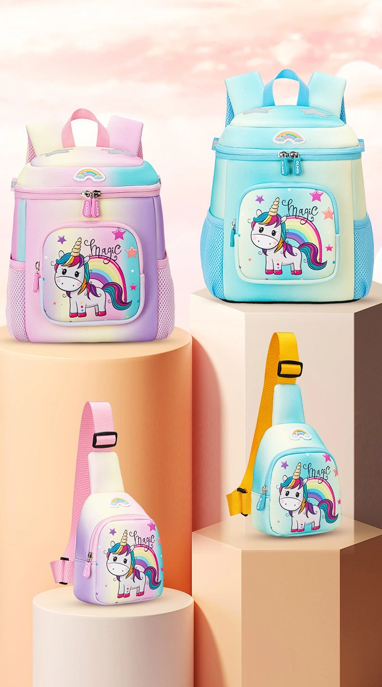 Factory Custom Backpack Unicorn Girls School Bag Large Capacity Kid Backpack Bag