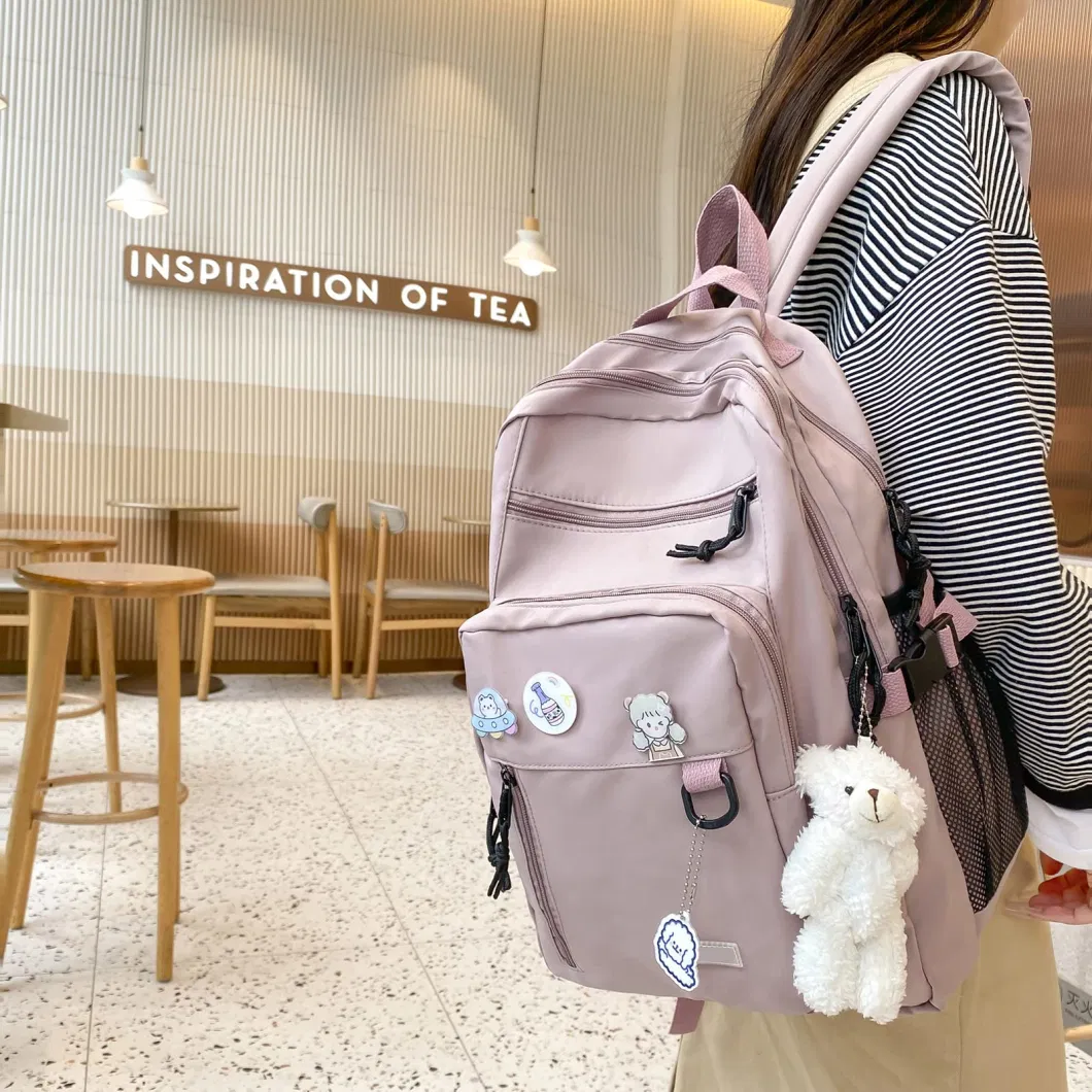 Cute Aesthetic Backpack School Middle Student Backpack Teens Girls Bookbags School Bag