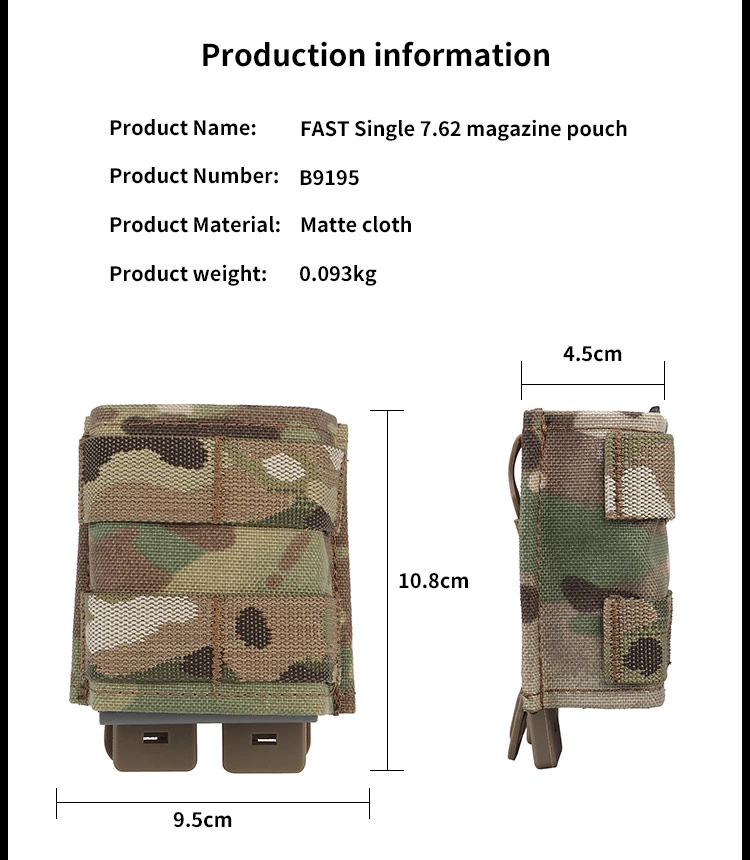 Sabado Tactical 5.56 Magazine Pouch Holster Holder Fast Single Mag Bag