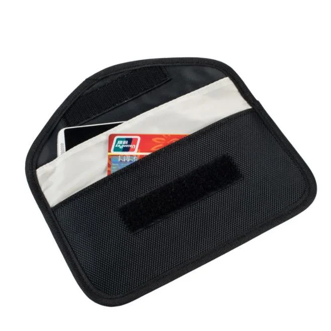 Carbon Fiber Fob RFID Signal Blocking Bag Anti Theft Faraday Pouch for Car Key and Cell Phone