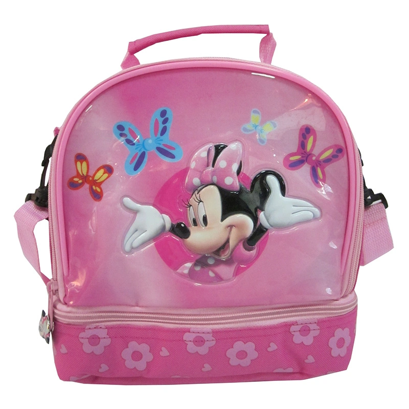 Micky Mouse 3D Printed Pattern School Cooler Lunch Bags for Kids